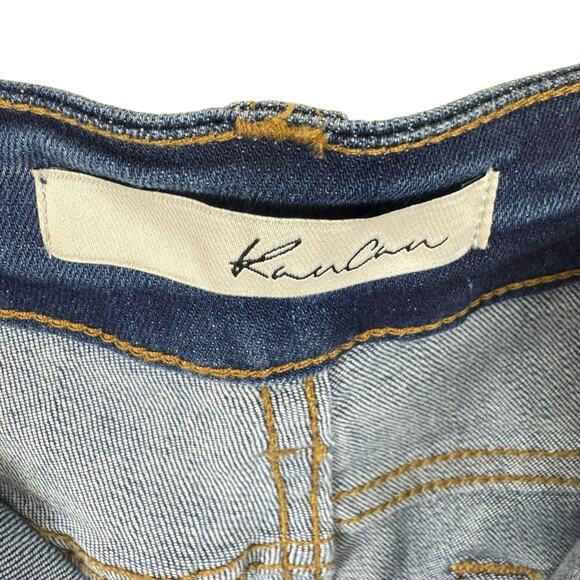 KanCan Cotton Blend Medium Wash Mildly Distressed High Rise Skinny Jeans Size 30 - Picture 5 of 7